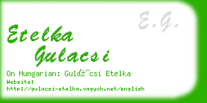 etelka gulacsi business card